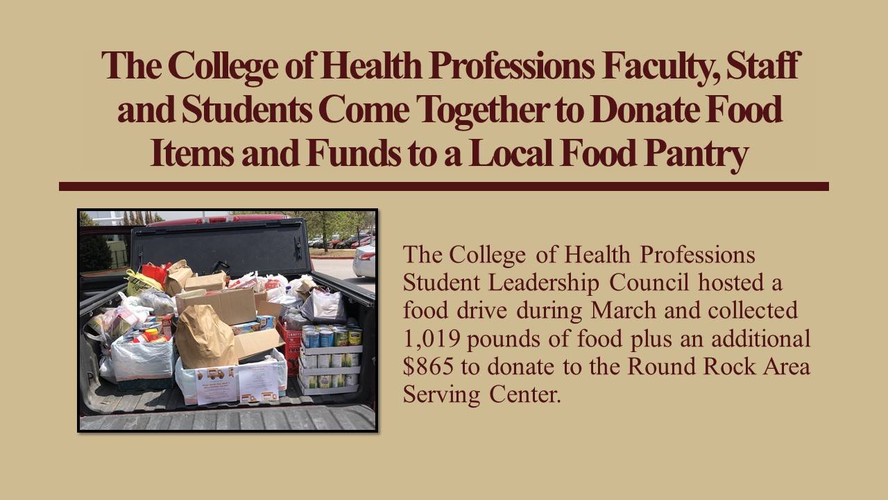 Council Of Student Leadership : College Of Health Professions : Texas ...